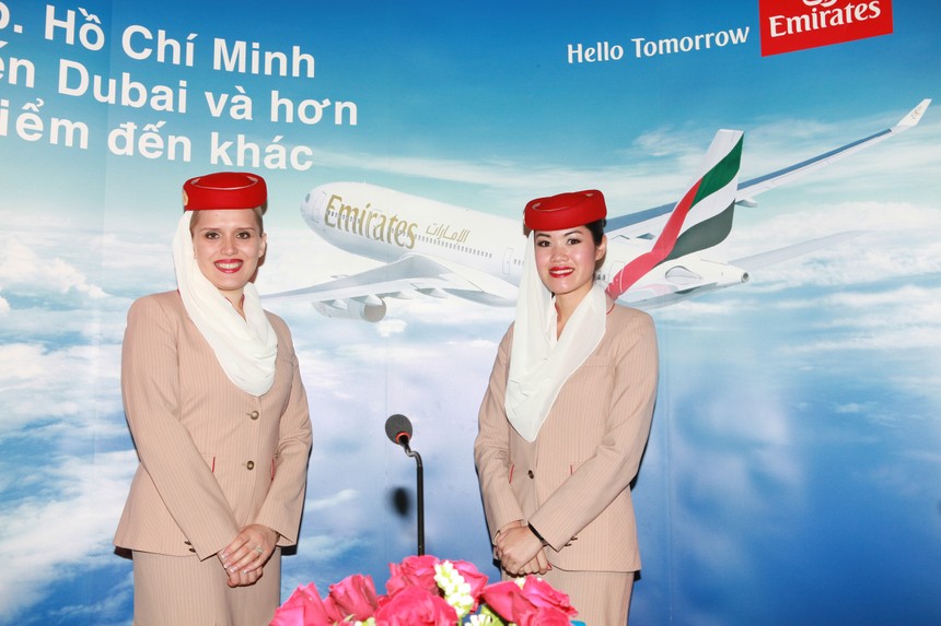 Tiếp viên của hãng hàng không Emirates